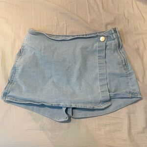 Love Tree Blue Skirt Wrap-Style Bottoms